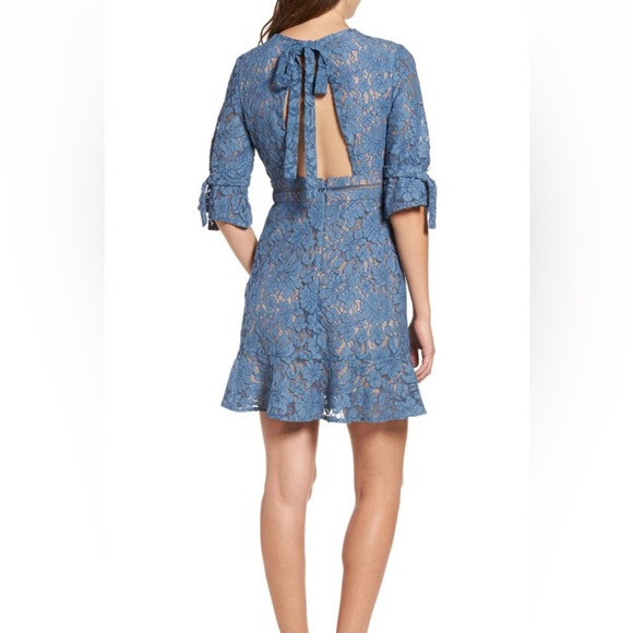 WAYF from Nordstrom Rene Lace Fit & Flare Dress NWT - Picture 4 of 8